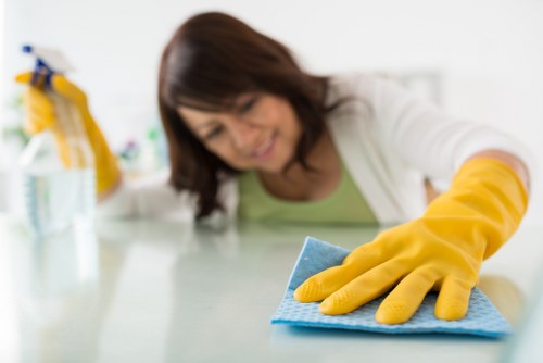 Professional Surrey cleaning service in a modern living space