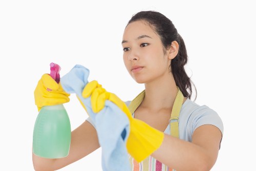 Professional carpet cleaning treatment in a Surrey living room