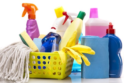 Local Surrey cleaners tackling dust and grime in a residential home